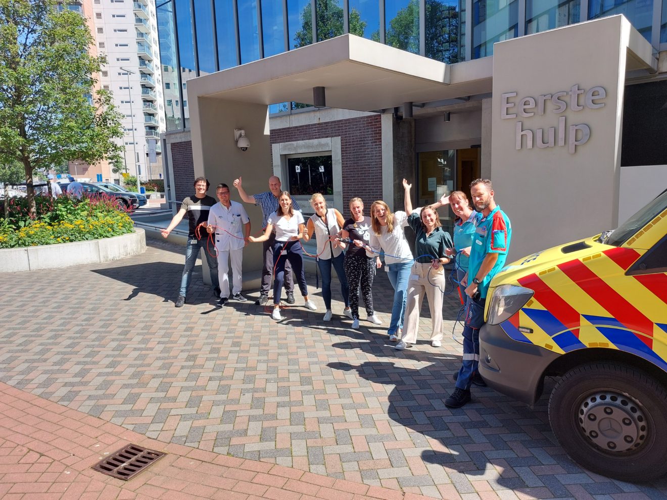 Digitale overdracht Ambulance Rotterdam-Rijnmond-Ikazia ziekenhuis